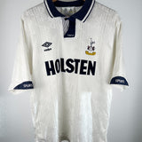 Vintage Tottenham Hotspur 1991/93 Heimtrikot L