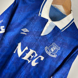 Vintage Everton 1991/93 Heimtrikot Umbro L