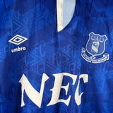 Vintage Everton 1991/93 Heimtrikot Umbro L