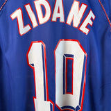Frankreich 1998 Heimtrikot – Adidas (XL) – Zidane #10 France