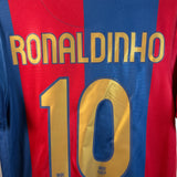 FC Barcelona 2006/07 Heimtrikot – Nike (S) – Ronaldinho #10