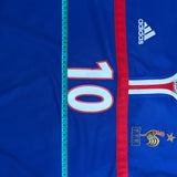 Frankreich F.F.F. 2000 Heimtrikot – Zidane #10 (L) France