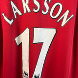 Manchester United 2006/07 Heimtrikot Langarm – Nike (L) – Larsson #17
