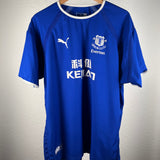Vintage Everton Jubiläum Fußballtrikot Heimtrikot 2003/04