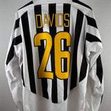 Juventus 2003/04 Heimtrikot – Davids #26 – Langarm – Größe L