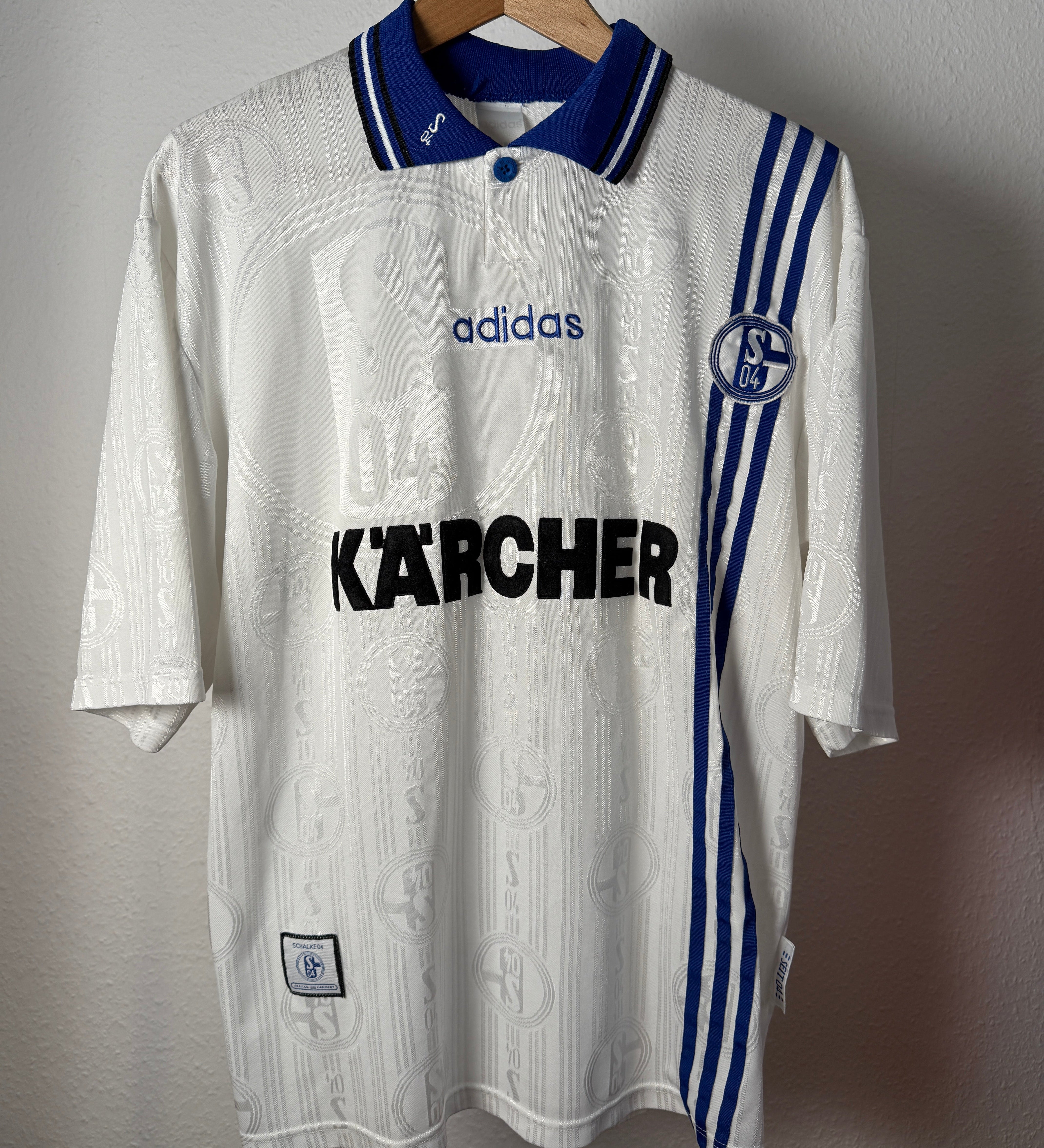 FC Schalke 04 1996 Heimtrikot – Wilmots #24 – Foto 1