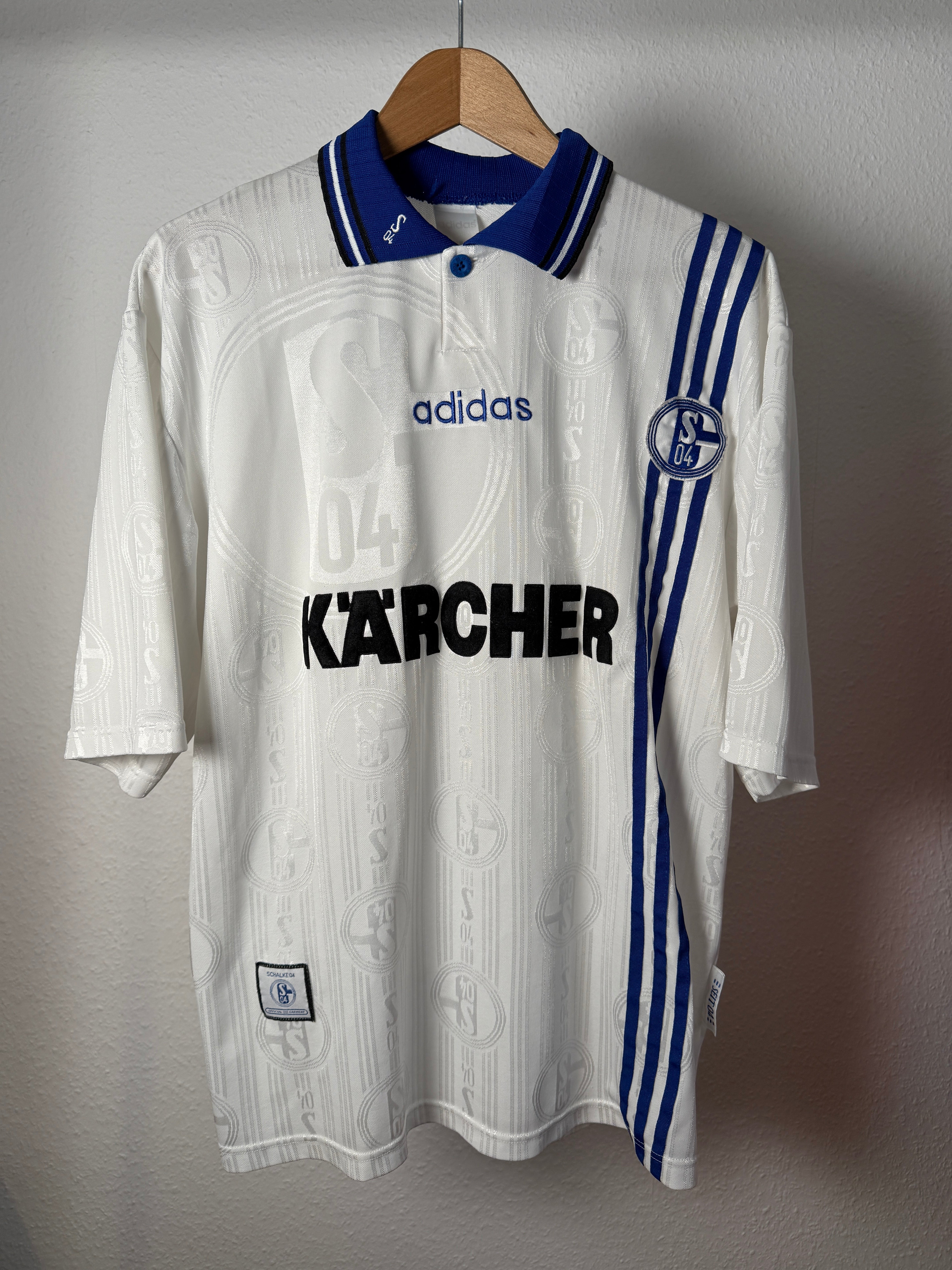 FC Schalke 04 1996 Heimtrikot – Wilmots #24 – Foto 1