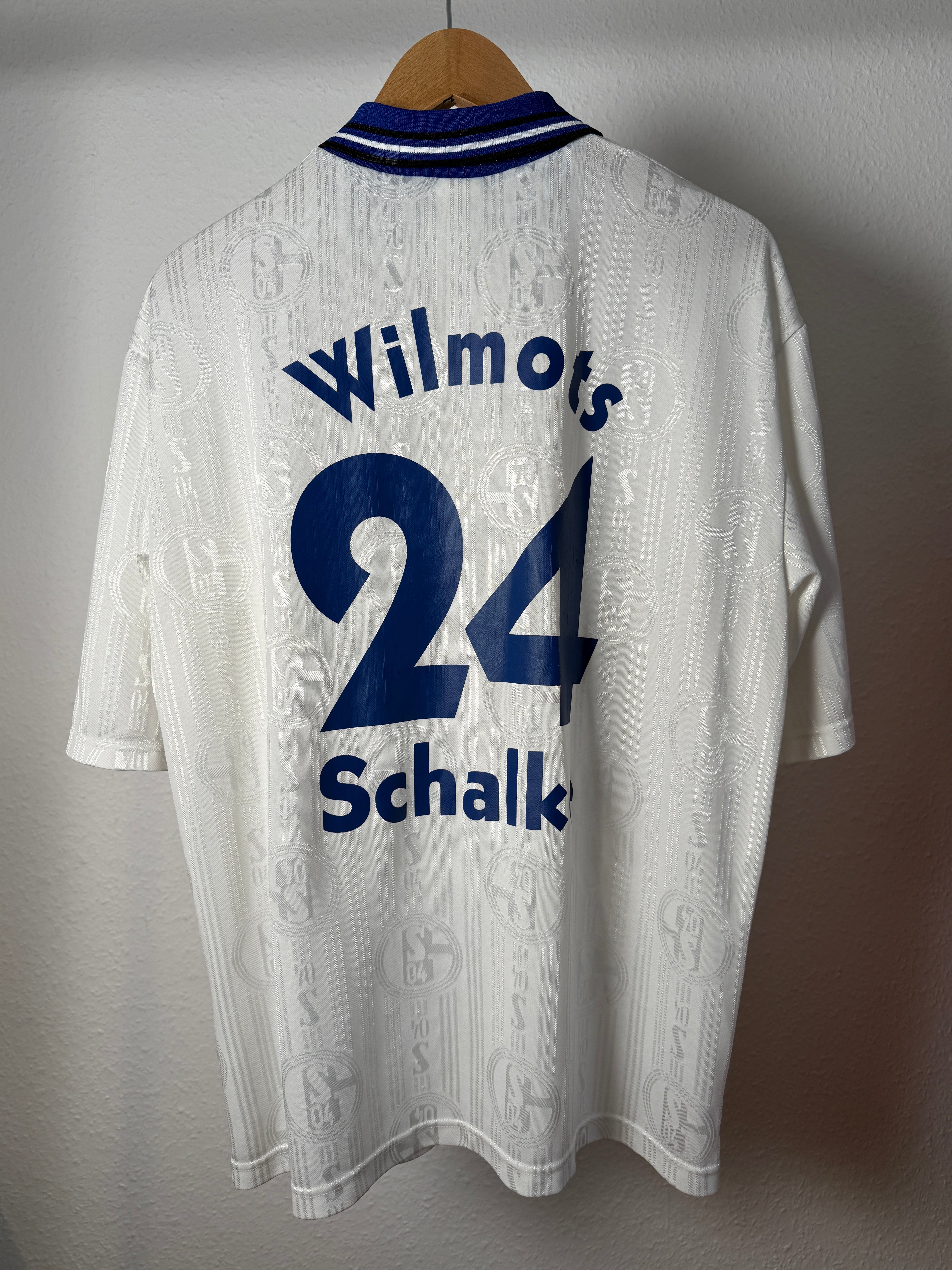 FC Schalke 04 1996 Heimtrikot – Wilmots #24 – Foto 7
