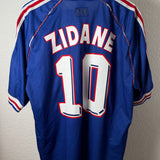Frankreich 1998 Heimtrikot – Adidas (XL) – Zidane #10 France
