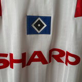 Hamburger SV HSV 1992/93 Heimtrikot – Sharp #10 – Größe XL (fällt größer aus)