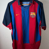 FC Barcelona 2003/04 Heimtrikot – Ronaldinho #10 (M)