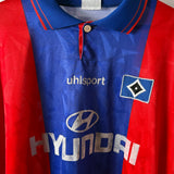 Hamburger SV 1997/98 Drittes Trikot – Langarm – Uhlsport – Hyundai – Größe XL (vermutlich)