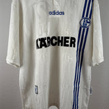 Vintage FC Schalke 04 1996/97 Kärcher Auswärtstrikot – Größe L