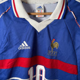 Frankreich 1998 Heimtrikot – Adidas (XL) – Zidane #10 France