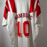 Hamburger SV HSV 1992/93 Heimtrikot – Sharp #10 – Größe XL (fällt größer aus)