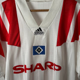 Hamburger SV HSV 1992/93 Heimtrikot – Sharp #10 – Größe XL (fällt größer aus)