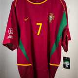 NEU! Portugal 2002 Heimtrikot – Figo #7 – Größe XL