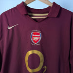 Arsenal FC 2005/06 Highbury Heimtrikot – Brustdetail