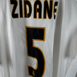 Real Madrid 2004/05 Heimtrikot – Zidane #5 – XL