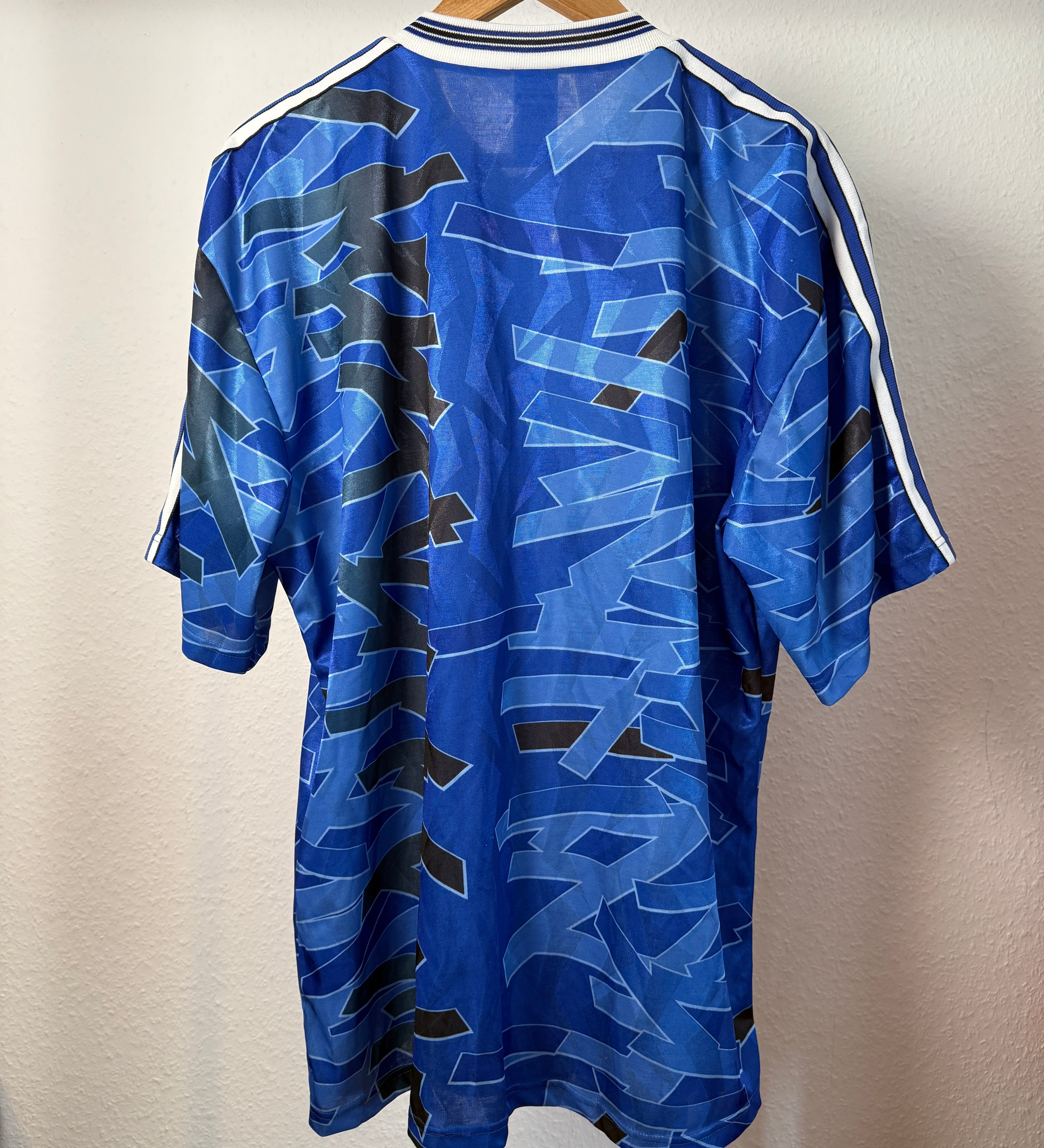 FC Schalke 04 1992/93 Heimtrikot adidas R'activ – Rückseite