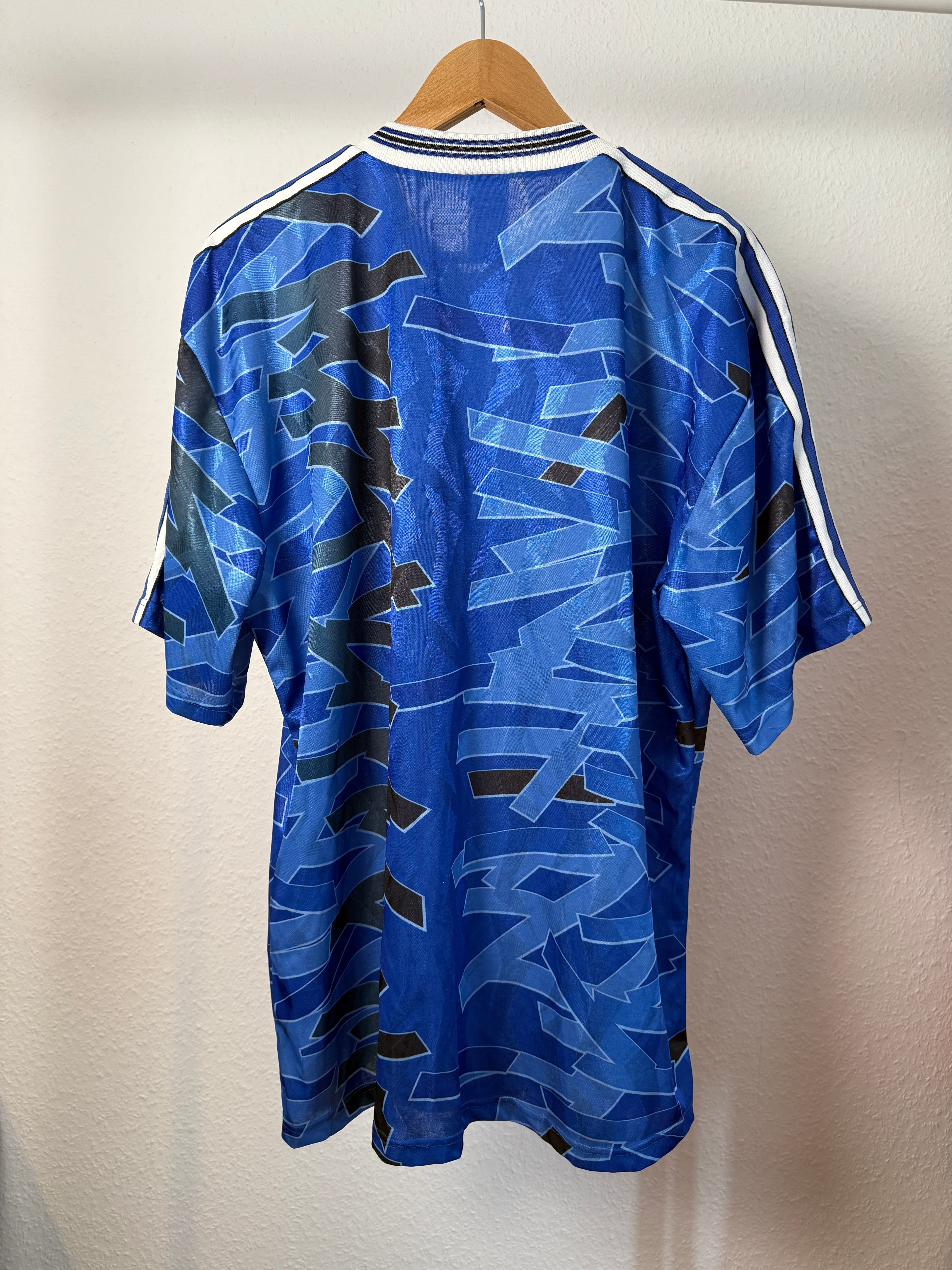 FC Schalke 04 1992/93 Heimtrikot adidas R'activ – Rückseite