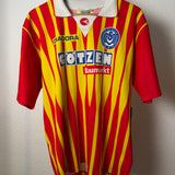 Defekt! MSV Duisburg 1997/98 Auswärtstrikot – Diadora – Götzen Baumarkt