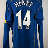 Arsenal 2004/05 Auswärtstrikot Langarm – Nike (M) – Henry #14