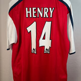 Arsenal 1999/2000 Heimtrikot – Henry – DREAMCAST – L