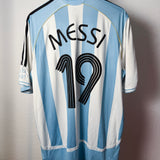 Argentinien 2006 Heimtrikot – Lionel Messi #19 – Adidas (XL)