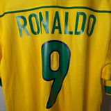 Brasilien 1998 Heimtrikot – Ronaldo #9 – M