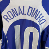 Brazil 2004 Away Shirt – Ronaldinho – L