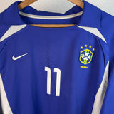 Brazil 2002 Away Shirt – Ronaldinho – XL