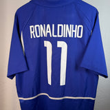 Brazil 2002 Away Shirt – Ronaldinho – XL