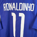 Brazil 2002 Away Shirt – Ronaldinho – XL
