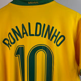 Brazil 2006 Home Jersey – Ronaldinho – L