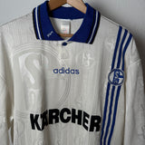 FC Schalke 04 1996/97 Auswärtstrikot – Kärcher – Adidas (XL/XXL)