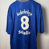 FC Schalke 04 1996 Heimtrikot – Anderbrügge #8 – Kärcher – Adidas (XL)
