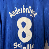 FC Schalke 04 1996 Heimtrikot – Anderbrügge #8 – Kärcher – Adidas (XL)