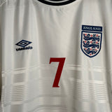 England 2000 Heimtrikot – David Beckham #7 (XL)