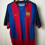 FC Barcelona 2003/04 Heimtrikot – Ronaldinho #10 (XL)