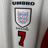 England 1998 Heimtrikot – Beckham #7 – Umbro (XL)