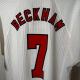 England 1998 Heimtrikot – Beckham #7 – Umbro (XL)