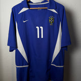 Brasilien 2002 Auswärtstrikot – Ronaldinho – XL