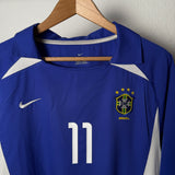 Brasilien 2002 Auswärtstrikot – Ronaldinho – XL