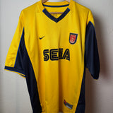 Arsenal Auswärtstrikot 1999 – Henry #14 – Sega – Nike – Größe XXL