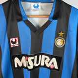 Inter 1990/91 Heimtrikot – Uhlsport – MISURA – L (fällt kleiner aus)