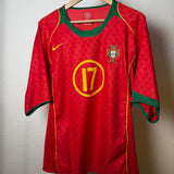 Portugal 2004 Heimtrikot – Ronaldo #17 (XL)