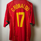Portugal 2004 Heimtrikot – Ronaldo #17 (XL)