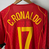 Portugal 2004 Heimtrikot – Ronaldo #17 (XL)