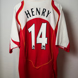 Arsenal Heimtrikot 2004/05 – Henry #14 – Nike – Größe XL